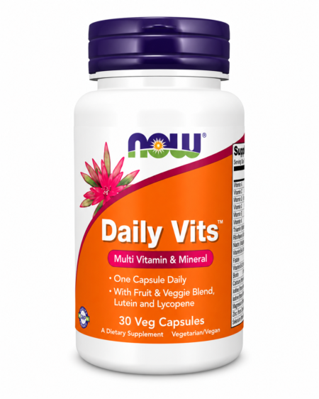 NOW Foods Daily Vits Multi Vitamin & Mineral 30 Veg Caps