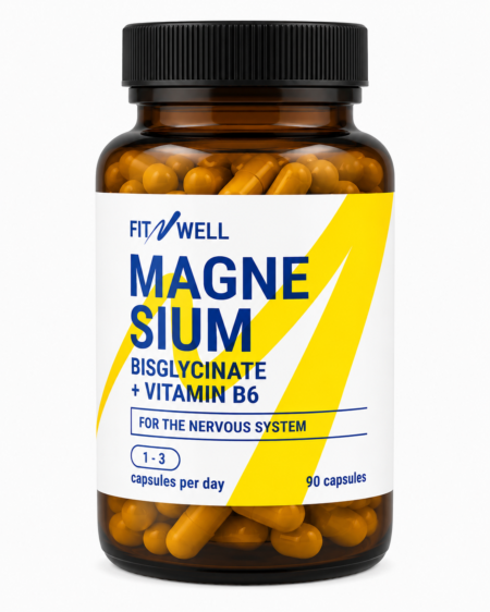 Fitnwell Magnesium Bisglycinate 90 caps.