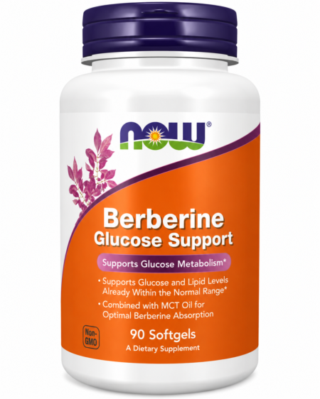 NOW Berberine Glucose Support 90 caps.