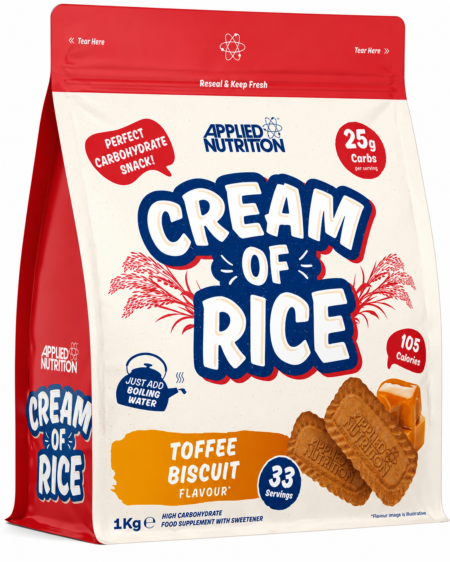 Applied Nutrition Cream of Rice 1000g Toffee Biscuit