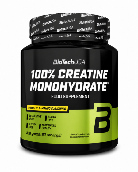 BioTechUSA 100% Creatine Monohydrate 300g Pineapple Mango