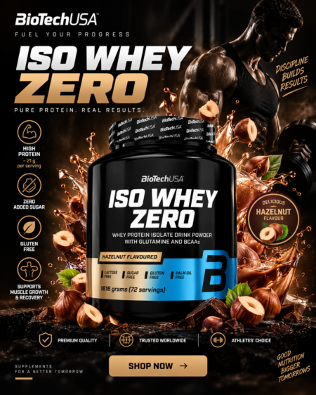 BioTechUSA Iso Whey Zero Hazelnut 1816g